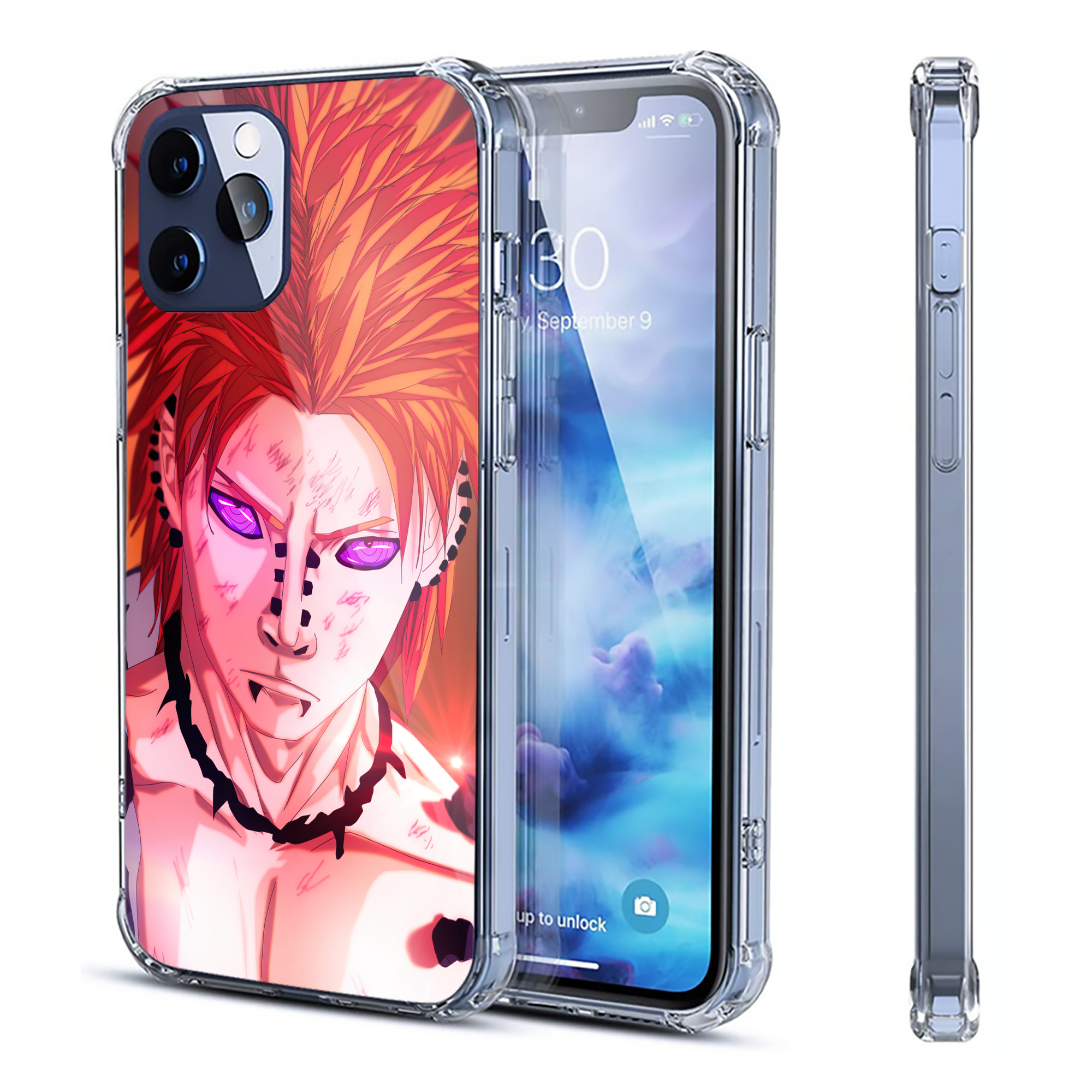 （画像用） NARUTO -ナルト- NARUTO -ナルト- 疾風伝 【iPhone 12シリーズ対応】透明スマホケース（クリアソフトケース）